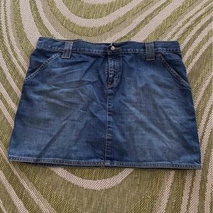 Denim Mini Skirt